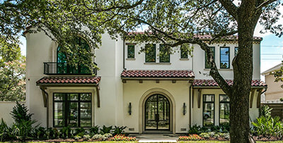 Elevation image of luxury home located at 3141 Stanford Avenue in Dallas, Texas