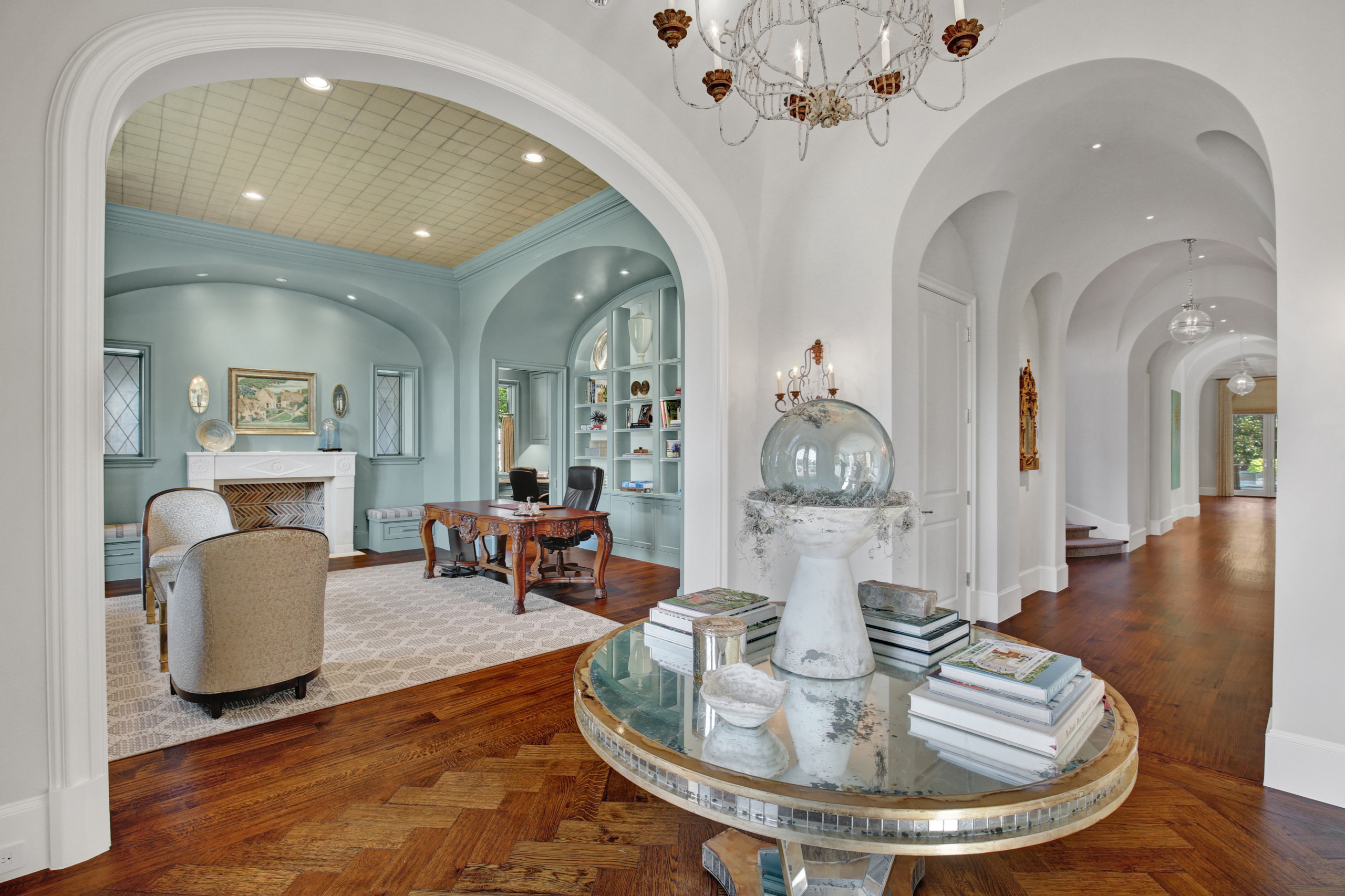 Luxury home hallway